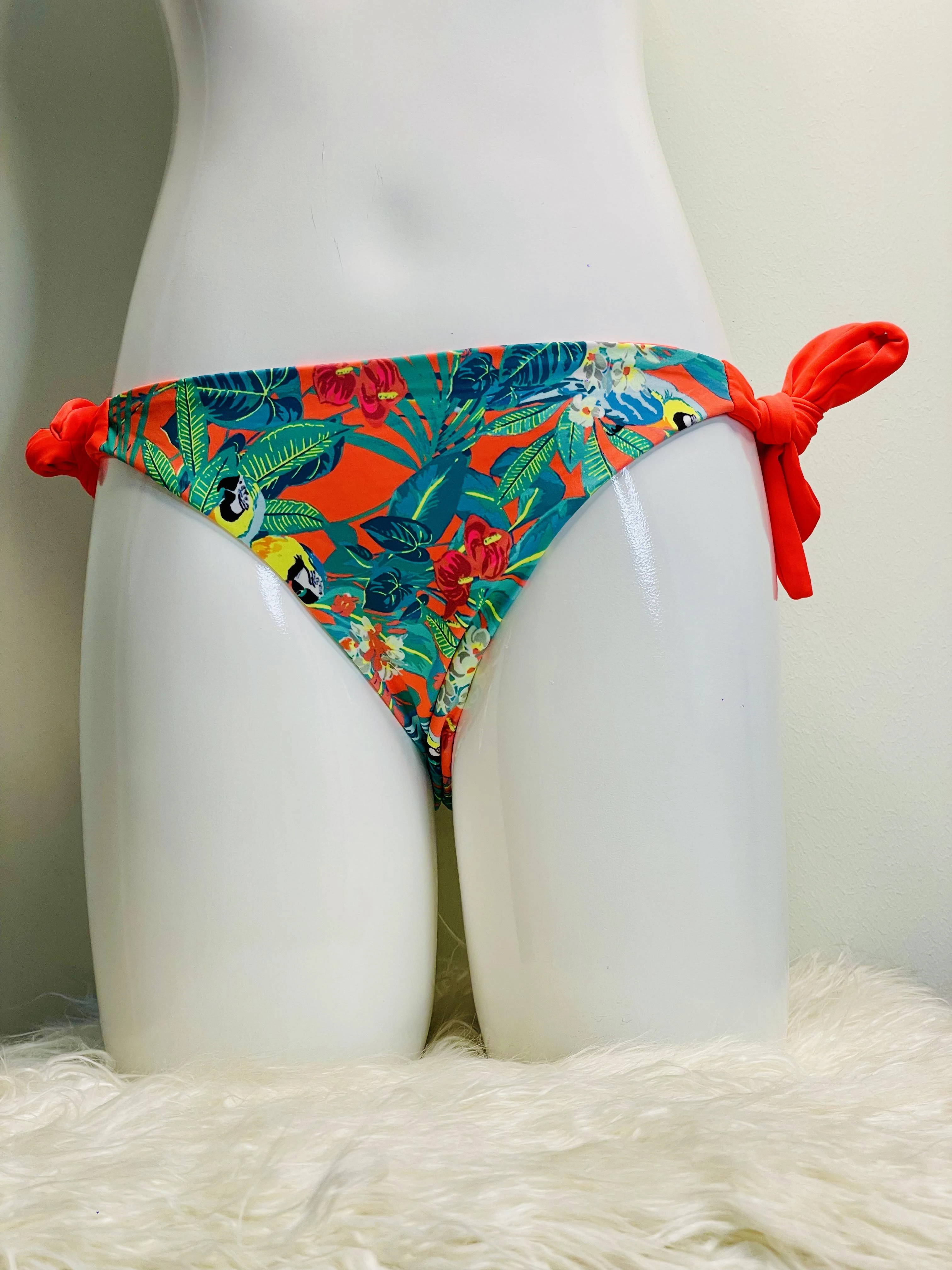 Floral Paradise Tie-Side Thong