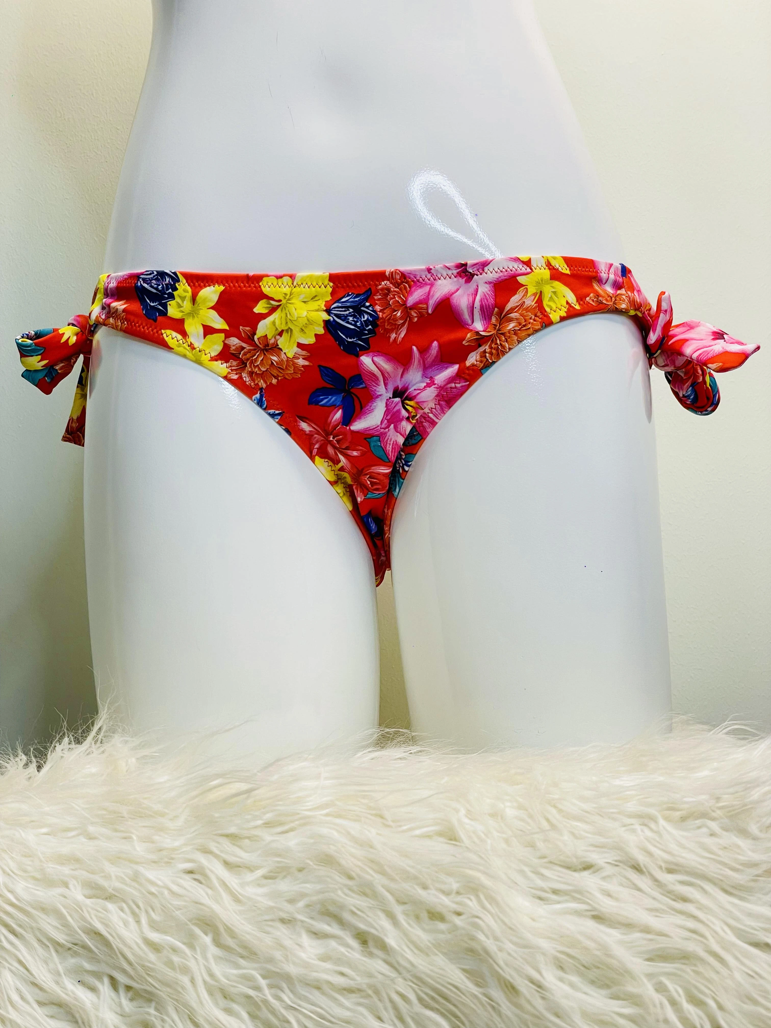 Floral Paradise Tie-Side Thong