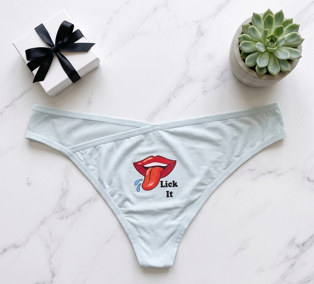 Lick It Printed Thong