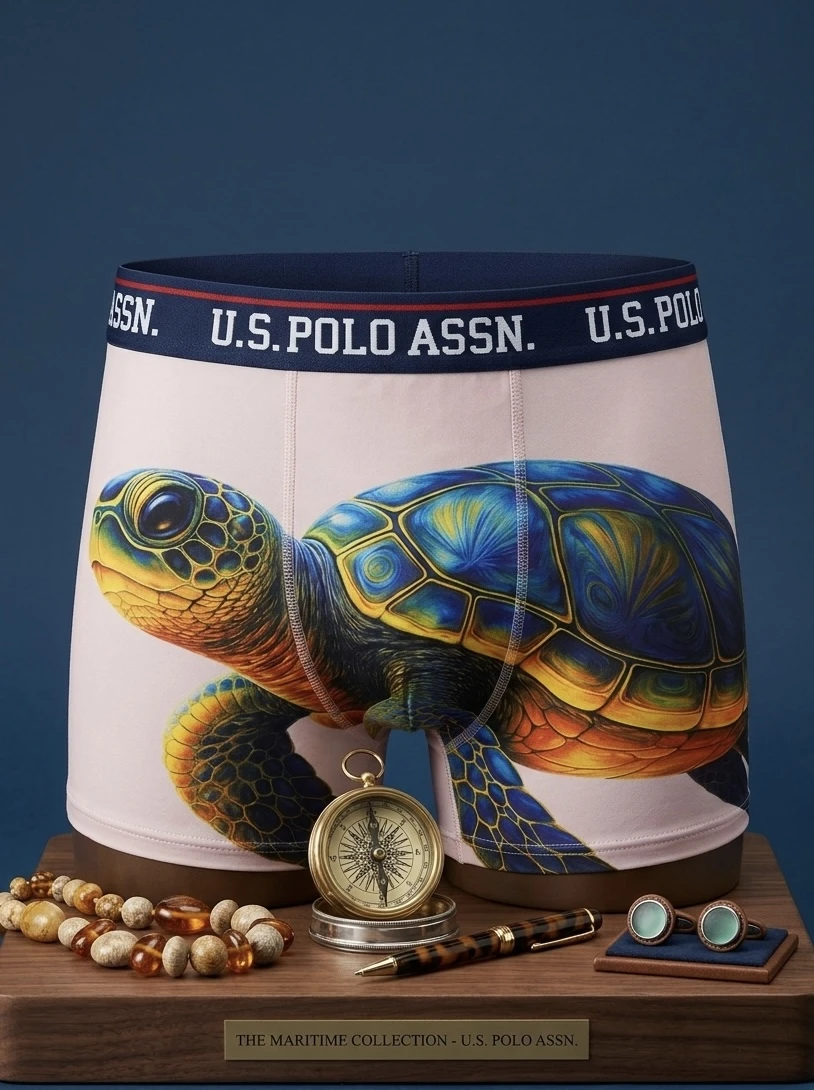 Tortoise printed men's underwear