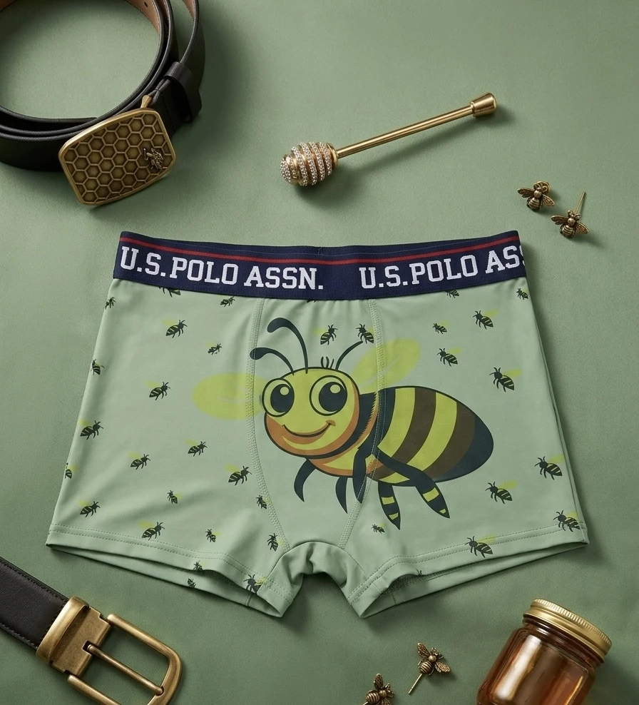 Bee printed men's underwear 2