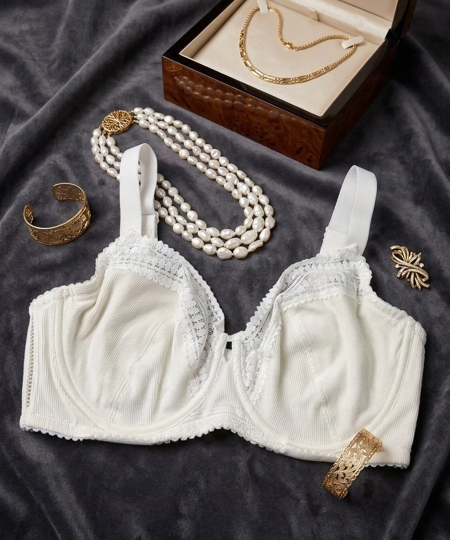 White Lace Bra