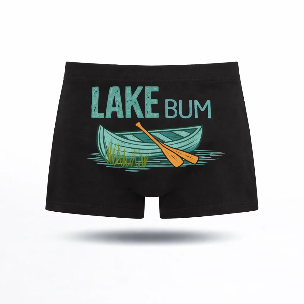 Lake Bum Outdoor Adventure Men’s Boxer Briefs